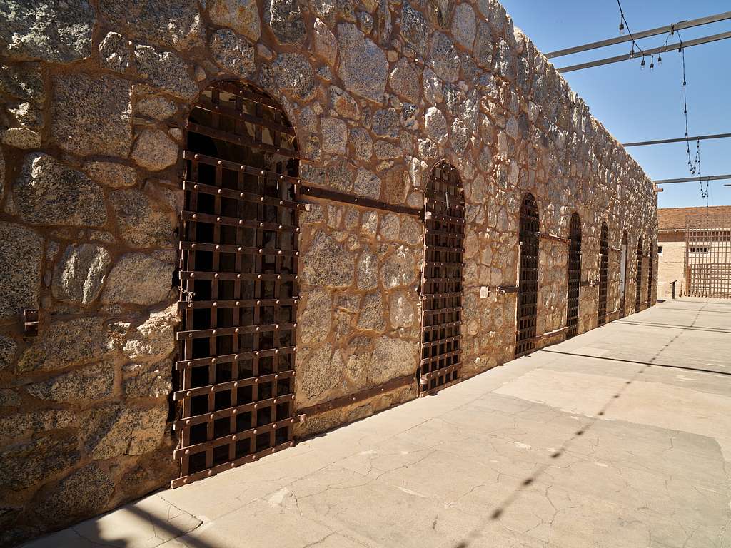 Southwesttours's tweet photo. Yuma Territorial Prison housed some of the most dangerous criminals of the Arizona Territory. Driven to insanity &amp; death they might still be there. 👻 
Read more about Arizona haunts https://t.co/1vBqhPnUWs
#hauntedplaces #ghosttown #halloweencountdown #hauntedprison #yumaarizona https://t.co/QvM8rez0vC