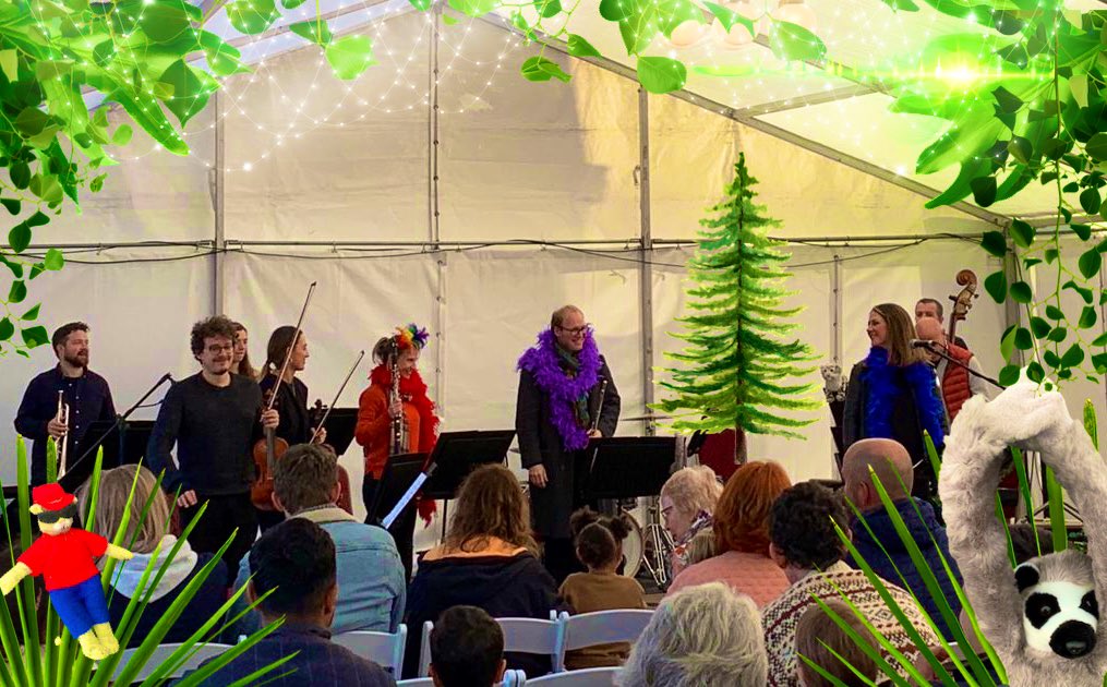 amyeverest's tweet photo. 🌴Just another day in the Jungle with @TheCBSO at @Lightwoodshouse! 
Lots of families enjoyed free access to 🎶live music🎶 and stories by local author and composer @spoon_inajar
Big thanks to @HSBC_UK for making this possible 🤩 #outandabout https://t.co/qpnp6uKNfU