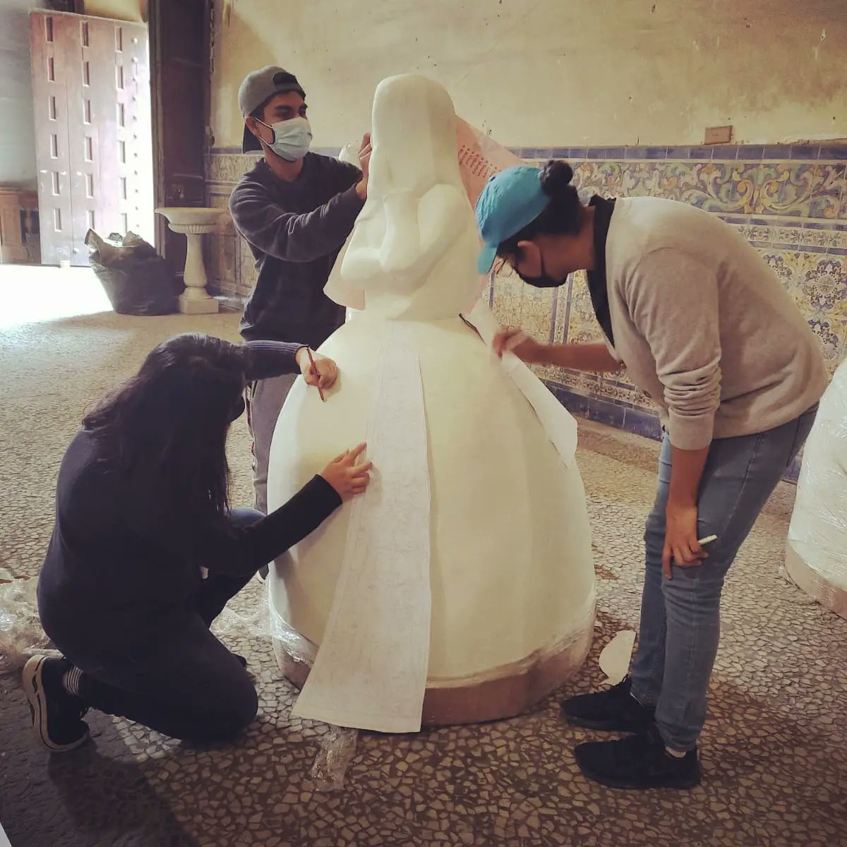 CulturaIntacta's tweet photo. Quien junto al equipo de Cultura Intacta pudieron darle vida y belleza a la increíble escultura. ¡Muchas gracias equipo! 🤝 https://t.co/CHNxul7uc6