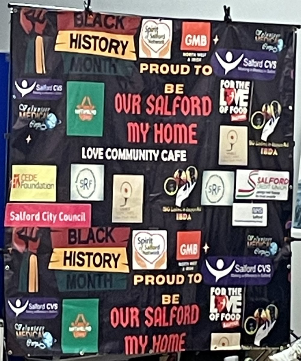 Lisa_71pool's tweet photo. Fantastic event today in Salford celebrating the many diverse local communities during #BlackHistoryMonth with @gmbnwi #Race lead @NatDTetteh @neilsmithgmb @PaulMaccaGMB @underoneskygmb @GmbNw @DisabilityGmbNW @radicallywomen @GMBShoutNW https://t.co/gY3SAaxYhz