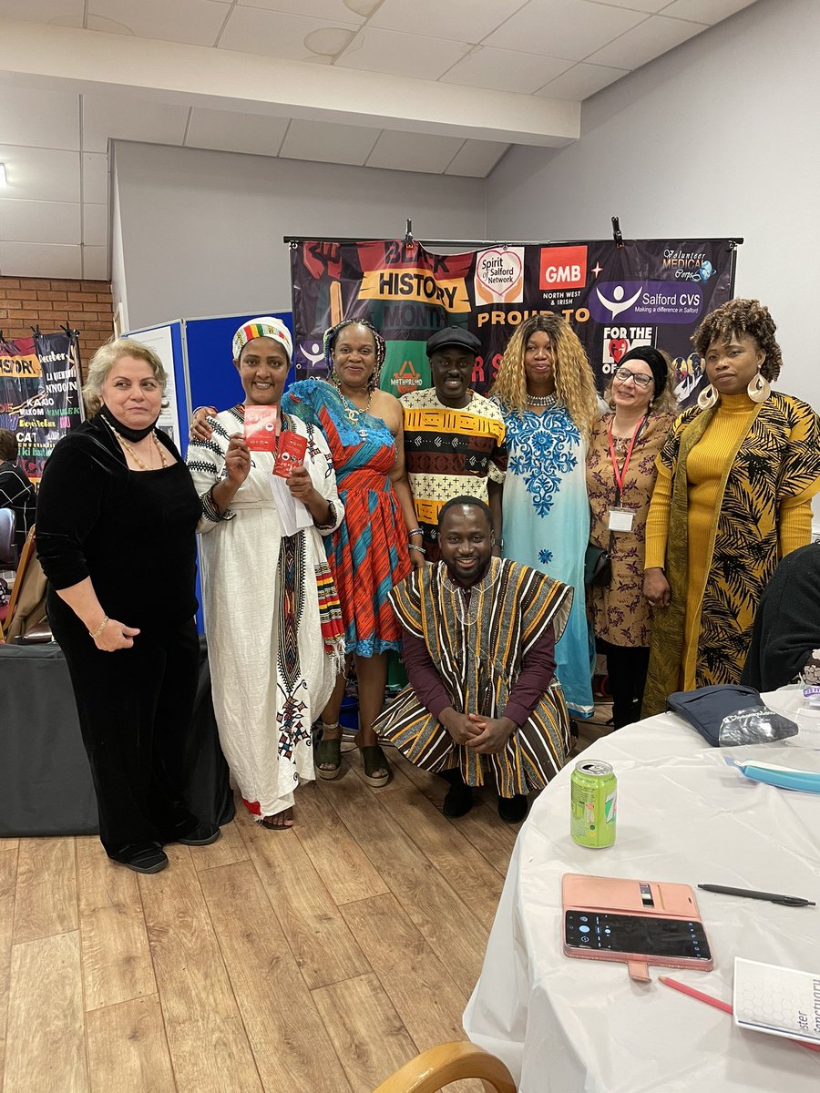Lisa_71pool's tweet photo. Fantastic event today in Salford celebrating the many diverse local communities during #BlackHistoryMonth with @gmbnwi #Race lead @NatDTetteh @neilsmithgmb @PaulMaccaGMB @underoneskygmb @GmbNw @DisabilityGmbNW @radicallywomen @GMBShoutNW https://t.co/gY3SAaxYhz