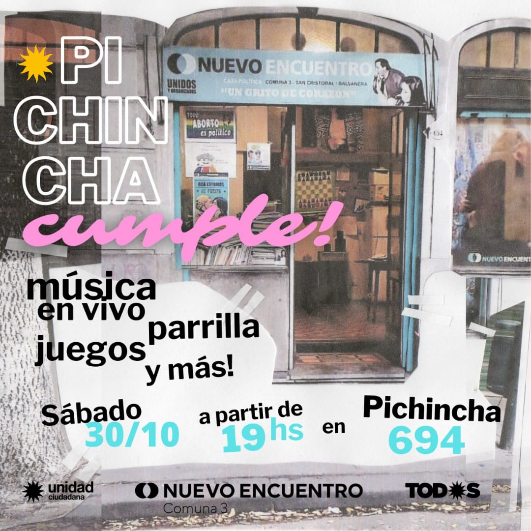 NEcomuna3's tweet photo. #Sí hoy nos encontramos en Pichincha!.

#Sí que estamos comenzando a salir de los momentos más difíciles de la pandemia y es hora de reencontrarnos. 

#Sí, hoy es el festejo de un nuevo año de nuestra básica en San Cristóbal!.

Venite, te esperamos!!.

#pichinchacumple https://t.co/np2BSFJGWR