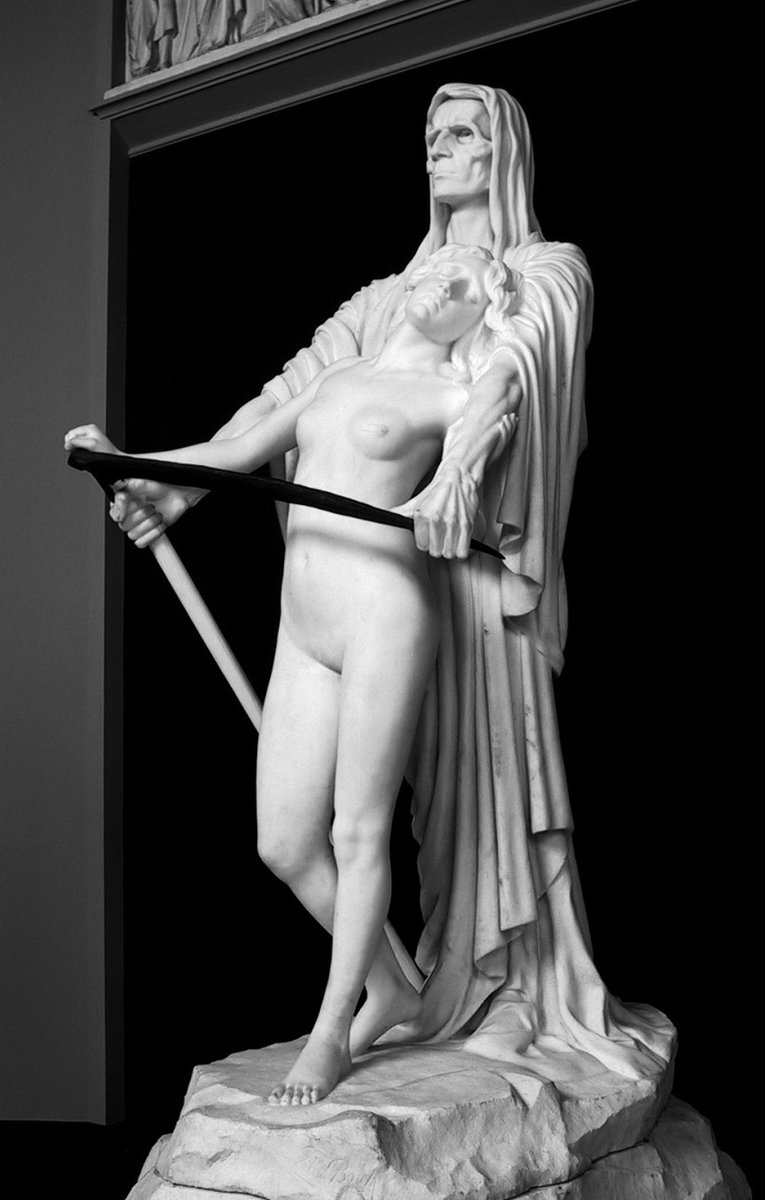 Death and the Maiden (1912)
Art by Danish sculptor Elna Borch (1869-1950)