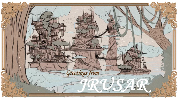 inspired by the stunning art of @EldritchBlep ,
i did this sketch as background for the group illustration,but i liked so much i did a postcard
#CriticalRole #CriticalRoleCampaign3 #CriticalRoleArt #CriticalRoleSpoiler 