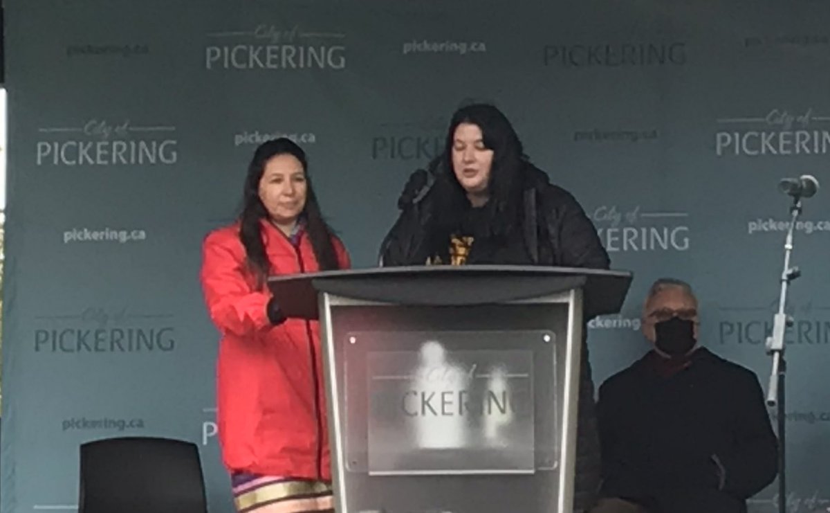 AndrewTumilty's tweet photo. I was humbled this morning to attend a ceremony for the opening of a memorial crosswalk in Pickering to remember the victims and survivors of residential schools. 

Thank you to the Indigenous mothers who made this memorial happen and to the @CityofPickering

#EveryChildMatters https://t.co/fXj10wMIpy