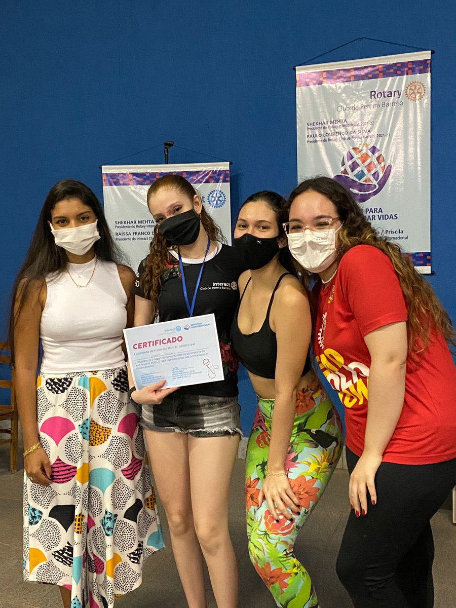 interactpb's tweet image. Na noite do dia 27/10, nós do Interact Club de Pereira Barreto realizamos o Concurso Interno de Oratória do Ano Rotário 2021-22.

Agradecemos à todos os nossos sócios que participaram do concurso, e gostaríamos de parabenizar o companheiro Gligor pelo 1° lugar!