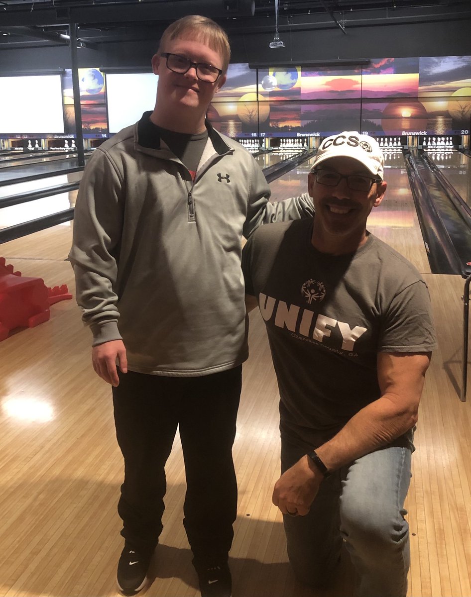 MrDaveAdaptedPE's tweet photo. 11 years bowling with this dude!
#cherokeecountyspecialolympics #BeBraveInTheAttempt #InclusionMatters https://t.co/Cgsh39921H