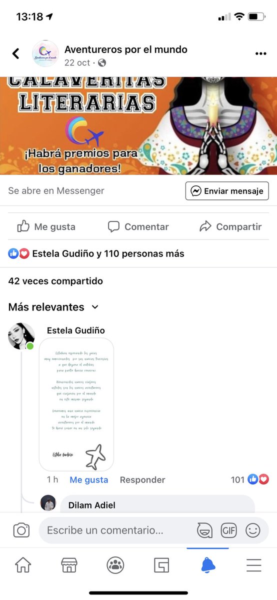 Oigan le pueden dar like al coment de mi novia para q gane pls jeje

facebook.com/10006851923696…