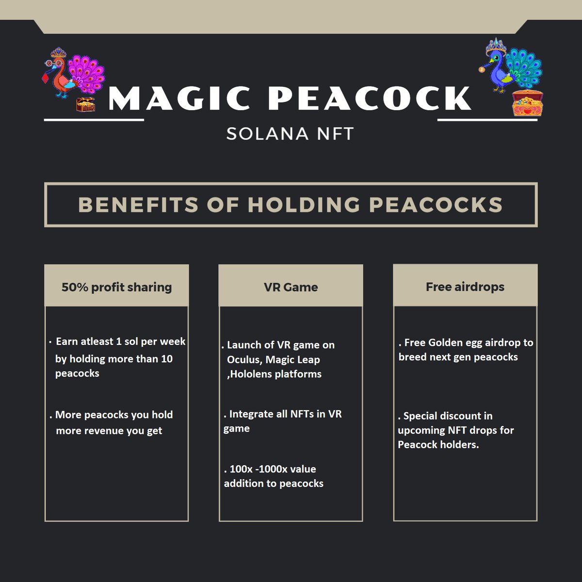 Magic Peacocks | Solana NFT | Magic Eden tweet media