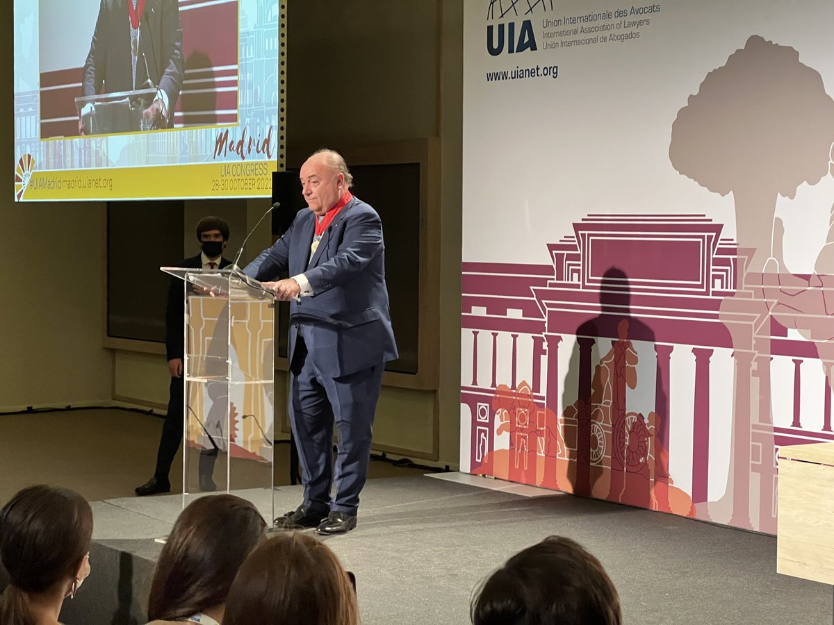 UnionIntAvocats's tweet photo. Great presidency of @MartMorenoJorg1 #UIAMadrid https://t.co/yGPWP3eIzF