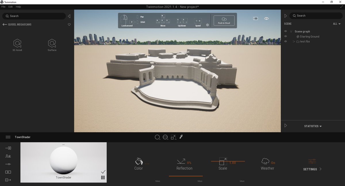 Organist_player's tweet photo. @OskSta Hello! when i import the obj to twinmotion i get this error. but when i import in a blender with a shader i get the right textures. also I tried to see how to export from blender but i didn't get it to work can you help me? https://t.co/BfhrLMrttK