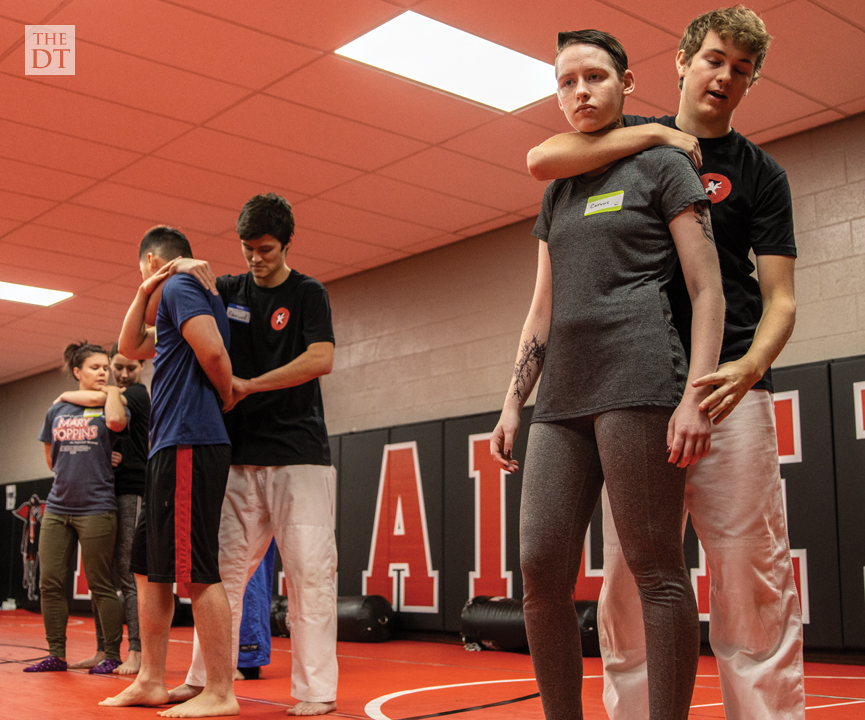The Texas Tech Martial Arts Club hosts a self defense seminar, teaching traditional Judo and other forms of Martial Arts to students interested in learning how to safely defend themselves in dire situations.