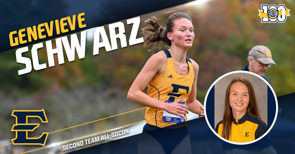 ETSU_TF_XC's tweet photo. 𝘾𝙤𝙣𝙜𝙧𝙖𝙩𝙨 𝙂𝙚𝙣𝙚𝙫𝙞𝙚𝙫𝙚!

Schwarz earned second team all-SoCon honors for the second straight year after posting at 13th-place finish at the conference championship!

#ETSUTough https://t.co/RAWLYVSOEw