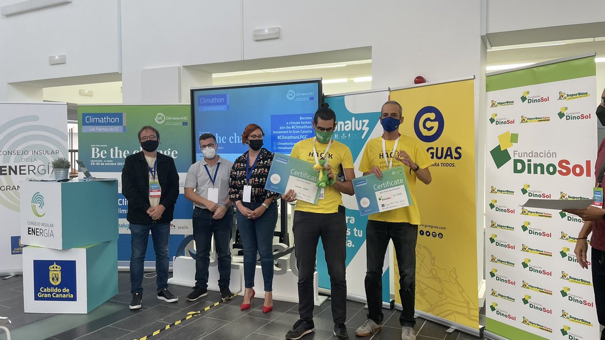 ClimathonGC's tweet photo. 3 premio 🥉 #GC006 con el proyecto “Escuela eco Ciudadana”
@carlosmoran85 Juan de Dios 
Gracias a @HiperDino_ https://t.co/Bc9m2TmDXU