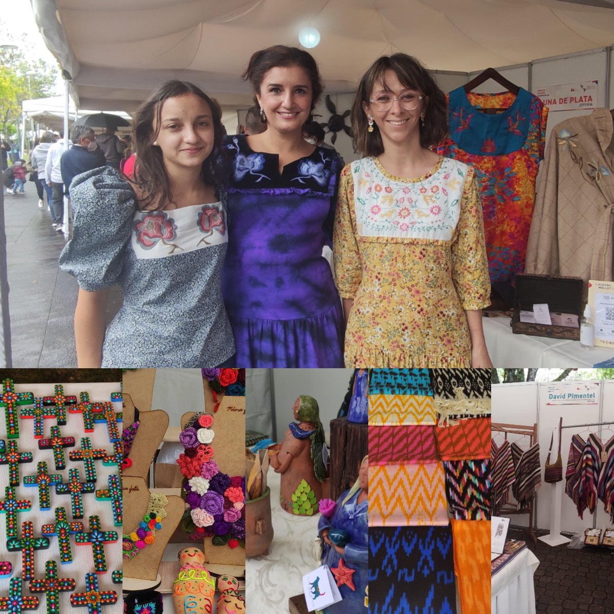 XimePonceLeon's tweet photo. Desde #Cuenca disfrutando de la feria #artesaniapopular del @CIDAPAMERICA
Espectacular trabajo de artesanos y artesanas ❤️
#LaCusinga @alvaradorosana con magia en sus manos
#feriadoecuador #Ecuador https://t.co/Bf27SbJxvE
