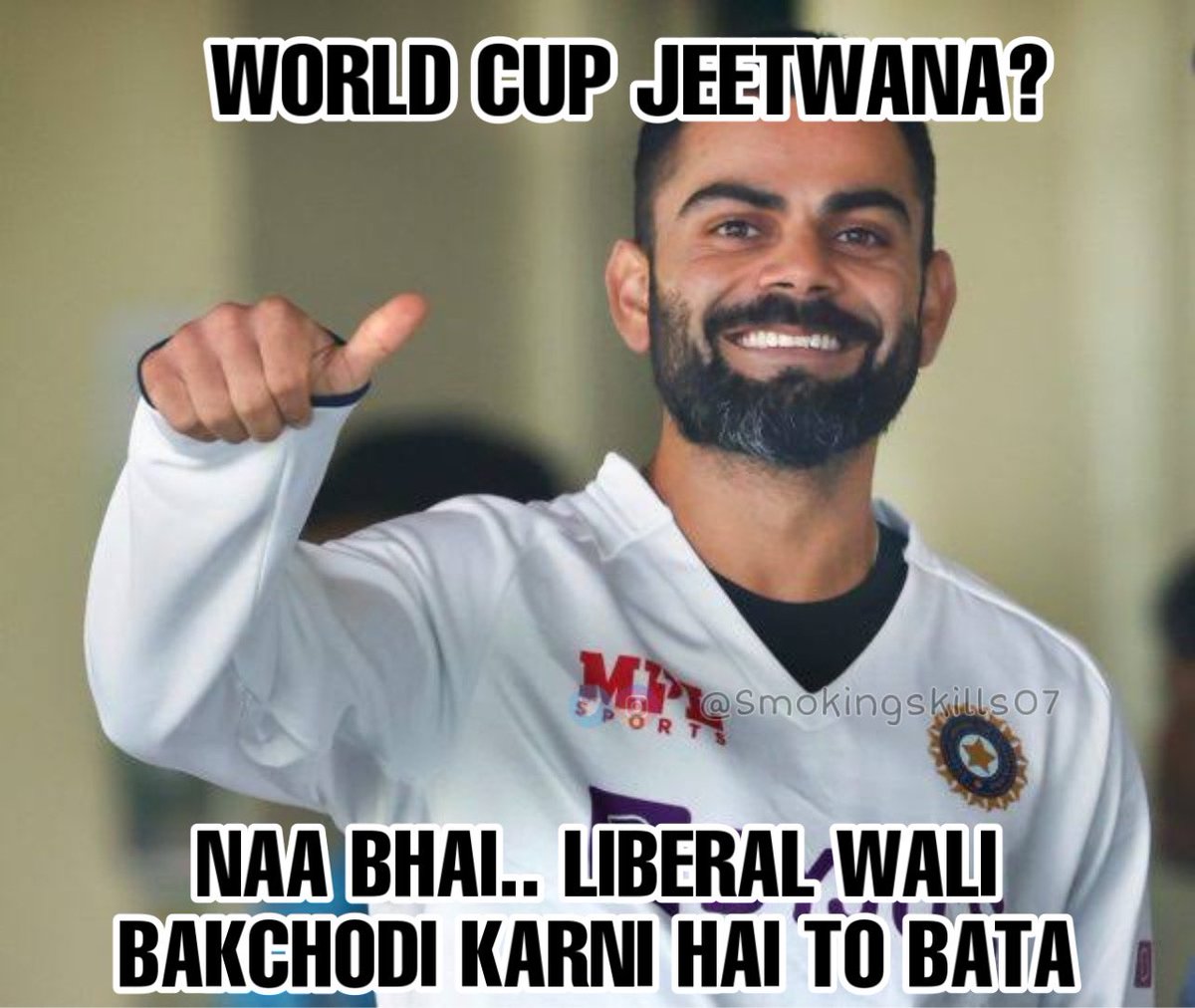 Kachra_Se's tweet photo. Do Not support the trend but he really needs to focus on his Game .

For Fucks sake 🤦‍♂️

#ChupRehBhadweViratKohli https://t.co/4FikDLe6Xb
