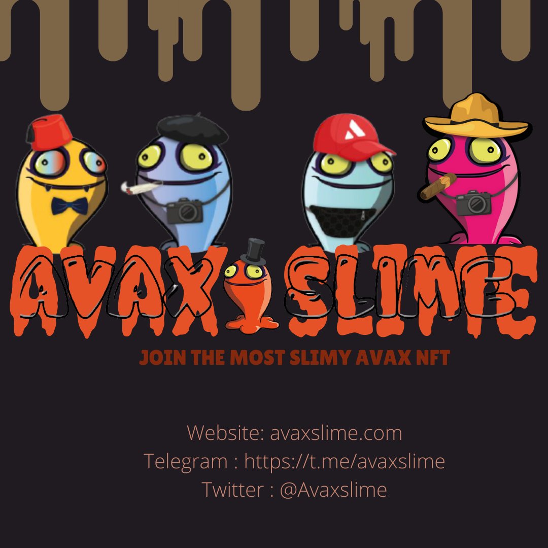 shine_claimwins's tweet photo. @Wizardara @AvaxSlime 5,000 COOLS SLIMES ON AVALANCHE

@AvaxSlime
#designcontest #NFT #AVAXNFT #AVAXSLIME #NFTdrop #AVAX https://t.co/IBwpI4G3dJ