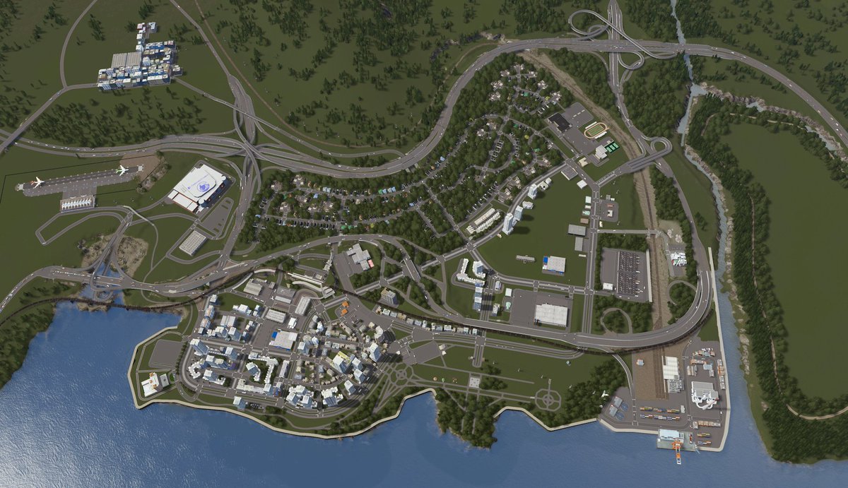 I love how the Cities: Skylines mods are so powerful you can sketch areas out and then iterate on them without destroying anything. Can't wait for Skylines 2 <3