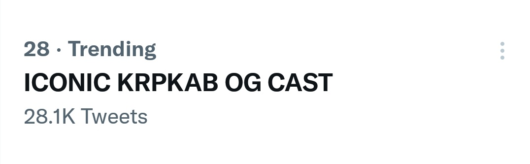 _Dev_Sona's tweet photo. It's 28.1 K guys , well done 
But we needa hit 30K asap so buckle up 

ICONIC KRPKAB OG CAST https://t.co/0mGFRzlqCr