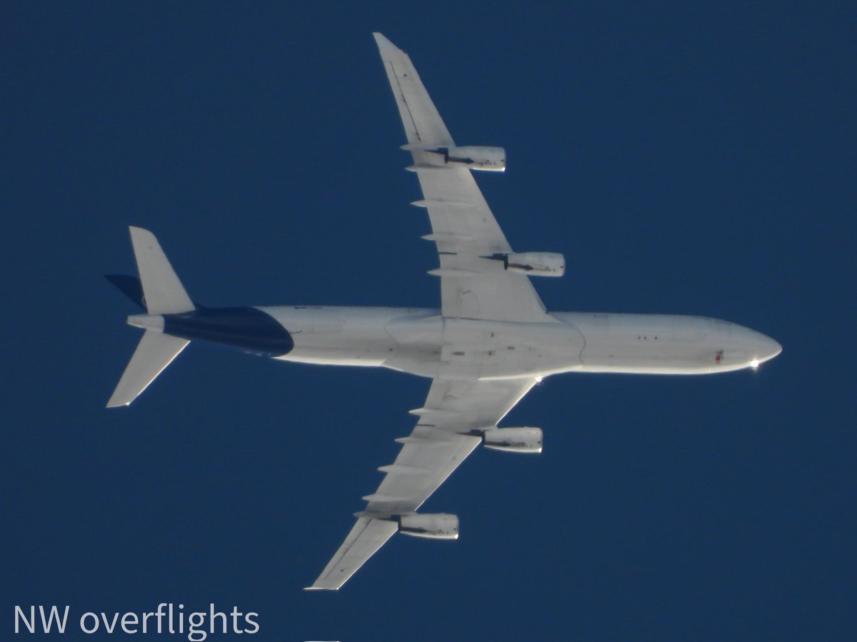 Lufthansa A340-313 D-AIGM FRA-SJO 34,000ft #avgeeks #aviationphotography