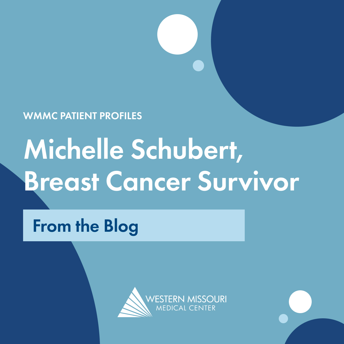 WesternMoMed's tweet photo. When Michelle Schubert was diagnosed with breast cancer, she turned to the trusted providers at Western Missouri Medical Center. Check out Michelle's incredible story. https://t.co/wnVFkfzHZ4