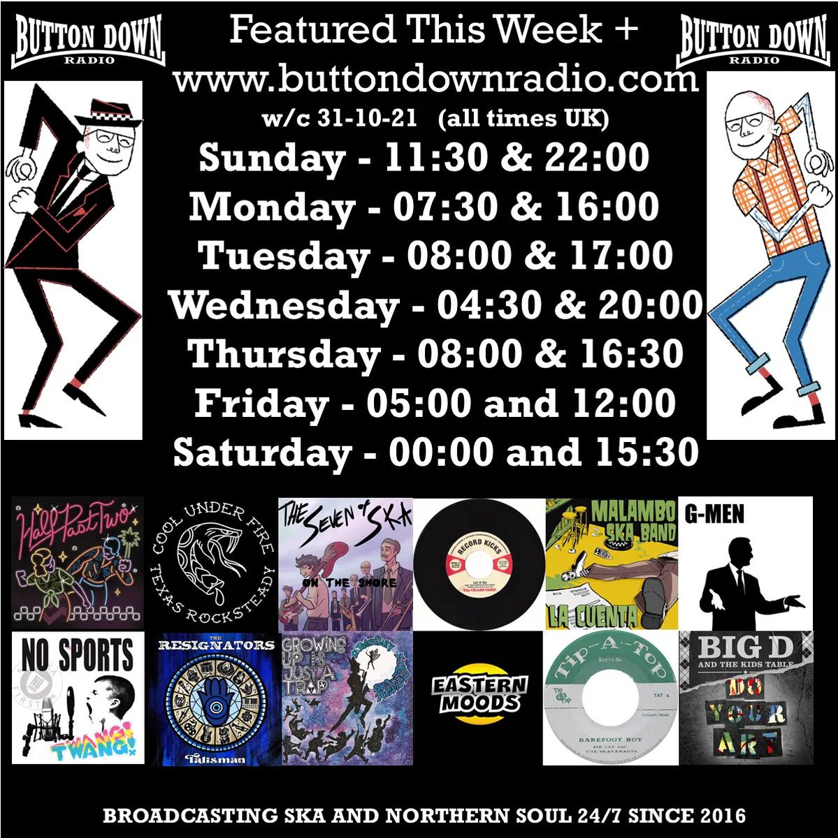 Button_Down5446's tweet photo. Playing from this #skalloween on https://t.co/JpO88fR6mC
#ska #skamusic #bdr #buttondownradio #newmusic https://t.co/8stvYpst2r
