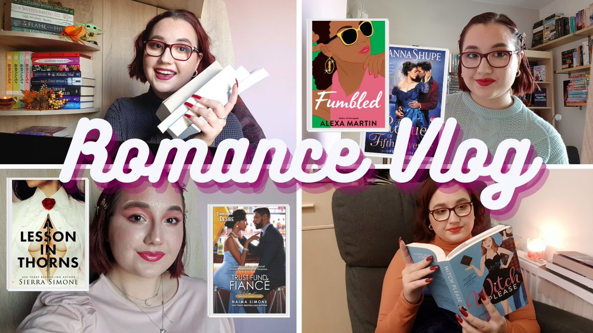 my reading vlog for <a href="/smutathon/">Smutathon</a> is up! 💕

🔥 8 steamy reads
🔥 an amazing sapphic romance
🔥 polyamorous books 
🔥 novellas
🔥 cozy vibes &amp; more 

youtube.com/watch?v=E2G5lw…