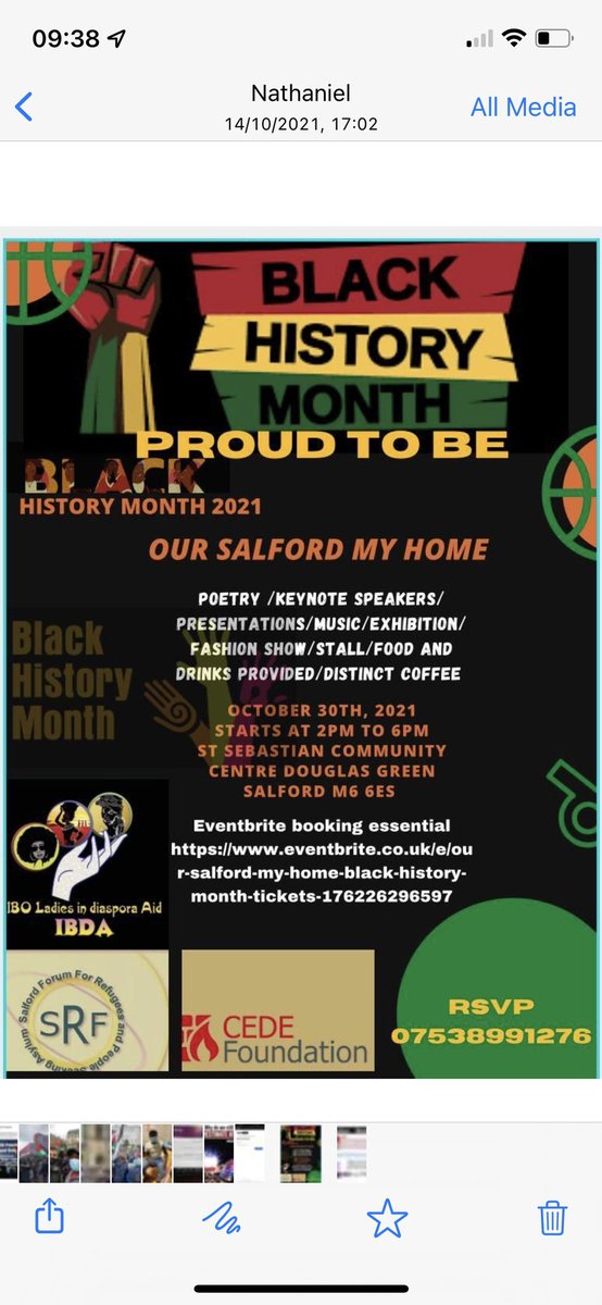 Lisa_71pool's tweet photo. Always good to catch up at Equality events around the region. Brilliant event hosted by St Sebastian’s Community Centre, Salford. #OurSalfordMyHome celebrating #BlackHistoryMonth with the local communities. https://t.co/nFGvkpfS48