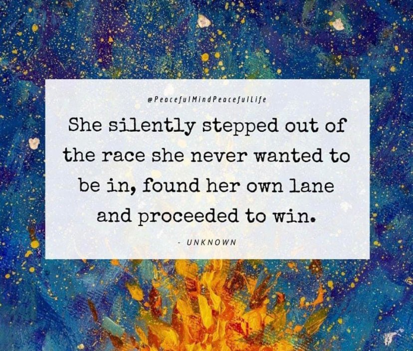 EthicalLeaderRB's tweet photo. I love this quote! Do you ever find yourself suddenly in a competition or a race with someone that you didnβt want to be a part of? Sometimes a simple conversation can become a competitive, point-scoring opportunity for others. Not my thing! #findyourownlane https://t.co/lcYOR8hCCs