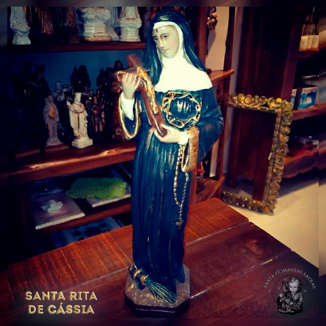 SantaFeImagens's tweet photo. 𝙎𝙖𝙣𝙩𝙖 𝙍𝙞𝙩𝙖 𝙙𝙚 𝘾á𝙨𝙨𝙞𝙖, 𝘽𝙖𝙧𝙧𝙤𝙘𝙖 𝙚 𝙘𝙤𝙢 40 𝙘𝙢 𝙙𝙚 𝙩𝙖𝙢𝙖𝙣𝙝𝙤!

#SantaRitadeCássia #santaritadecassia #restauracaodeimagens #imagenscatolicascuiaba #cuiaba #santafeimagenscuiaba #santafeimagenssacras https://t.co/sVbXvROIp3