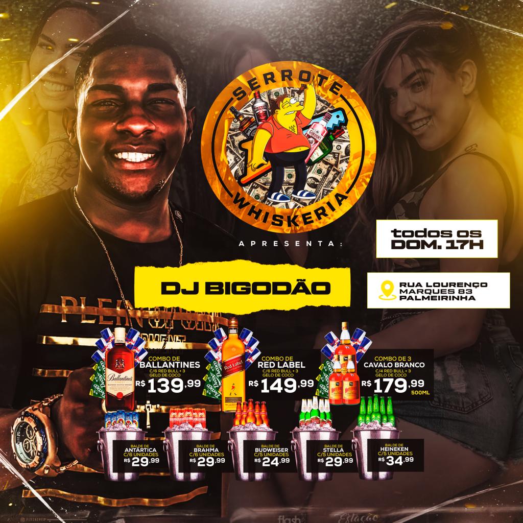Amanhã tem <a href="/dj_bigodao/">DJ BIGODÂO DE MADUREIRA 🎶</a> na whiskeria do Serrote💃🥳