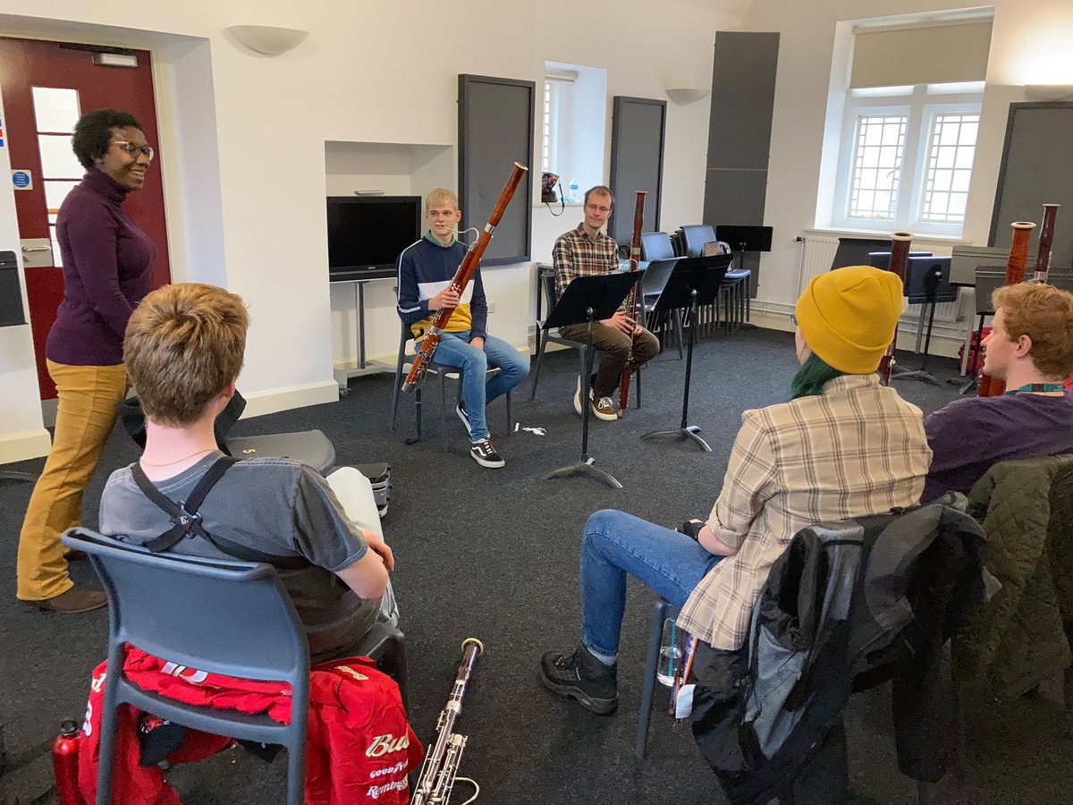 queencontra's tweet photo. Thank you @RWCMDwoodwind for this wonderful opportunity to work with the bassoon students…thoroughly enjoyable! https://t.co/LcOX8ATnjS
