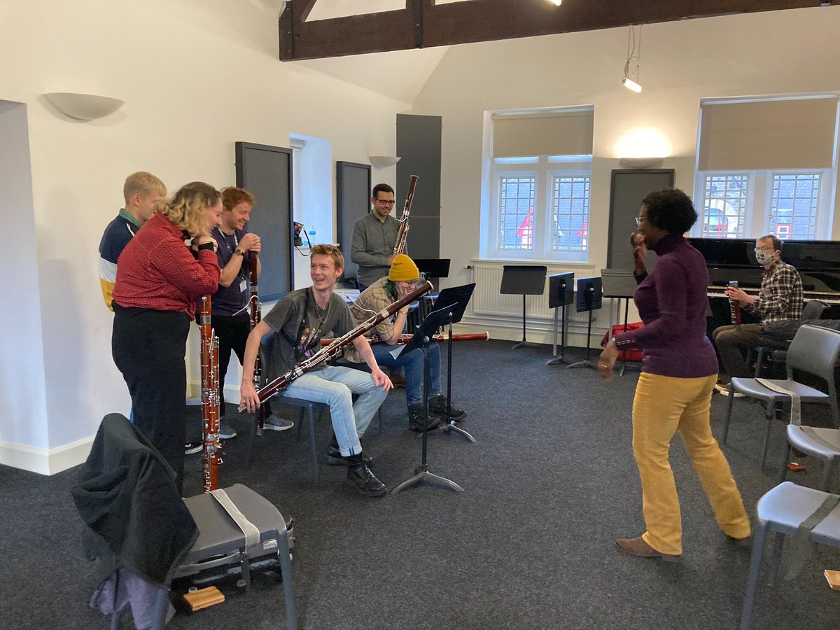 queencontra's tweet photo. Thank you @RWCMDwoodwind for this wonderful opportunity to work with the bassoon students…thoroughly enjoyable! https://t.co/LcOX8ATnjS