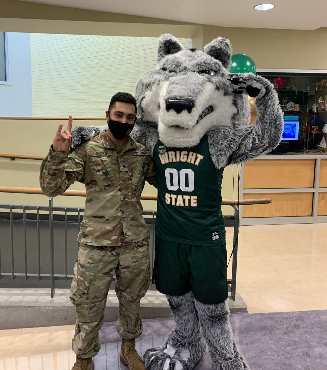 WSURaiderBN's tweet photo. #GetRowdy and CDT Alex Brown #ArmyROTC at the #RaiderOpenHouse
RAIDER UP! https://t.co/iaWJeInSct