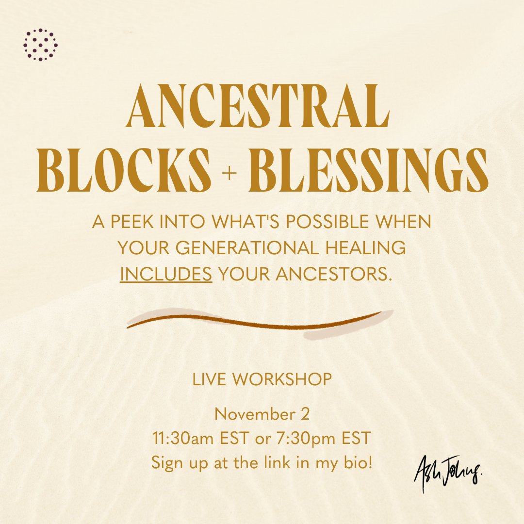 heyashinspires's tweet photo. If you're interested in the overlap of healing + spirituality + family patterns + becoming your full self then join me at my upcoming workshop! It's gonna be so damn juicy! 🥰

https://t.co/nx9yFs4JW3 https://t.co/2EaqSLTXP9