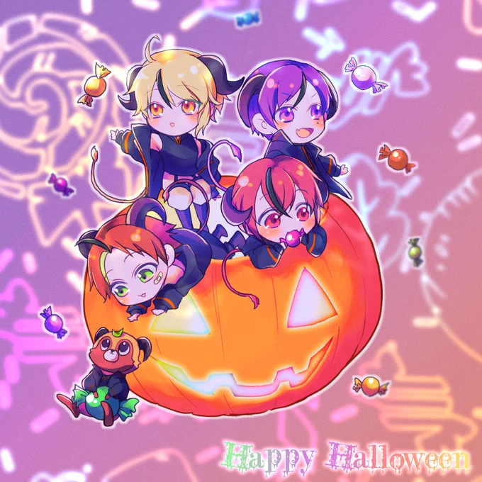 🎃Happy Halloween🎃

#うらたぬ王国の美術館
#坂田です
#志麻
#センラの絵ぇやん 