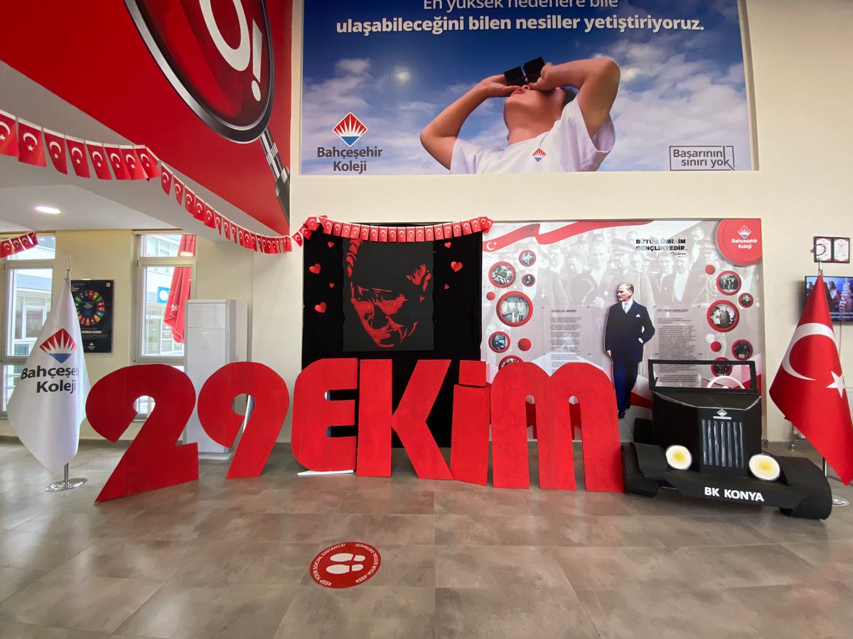 AyseMerveKART's tweet photo. @konyabk12 Kampüsü olarak 29 Ekim Cumhuriyet Bayramımızı geleceğimiz olan çocuklarımızla çoşkulu bir şekilde kutladık😊❤️💙🇹🇷 @esra_demir0916 @ilkay_tandogan @orjinal_i #29EkimCumhuriyetBayramıKutluOlsun https://t.co/RpPdPkYqkI