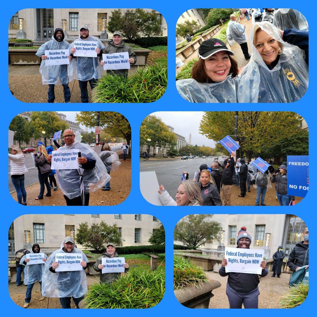 3Afge's tweet photo. NVP Phil Glover and NVP David F. Gonzalez joining the rally with our BOP sisters &amp; brothers. We want to bargain over the vaccine mandate! 🇺🇸@POTUS @FrankBailey27 @PhilGlover15 @preslocal3975 @AFGENational #Solidarity #BargainNow @3Afge #solidarity https://t.co/48EKLS4Cjn