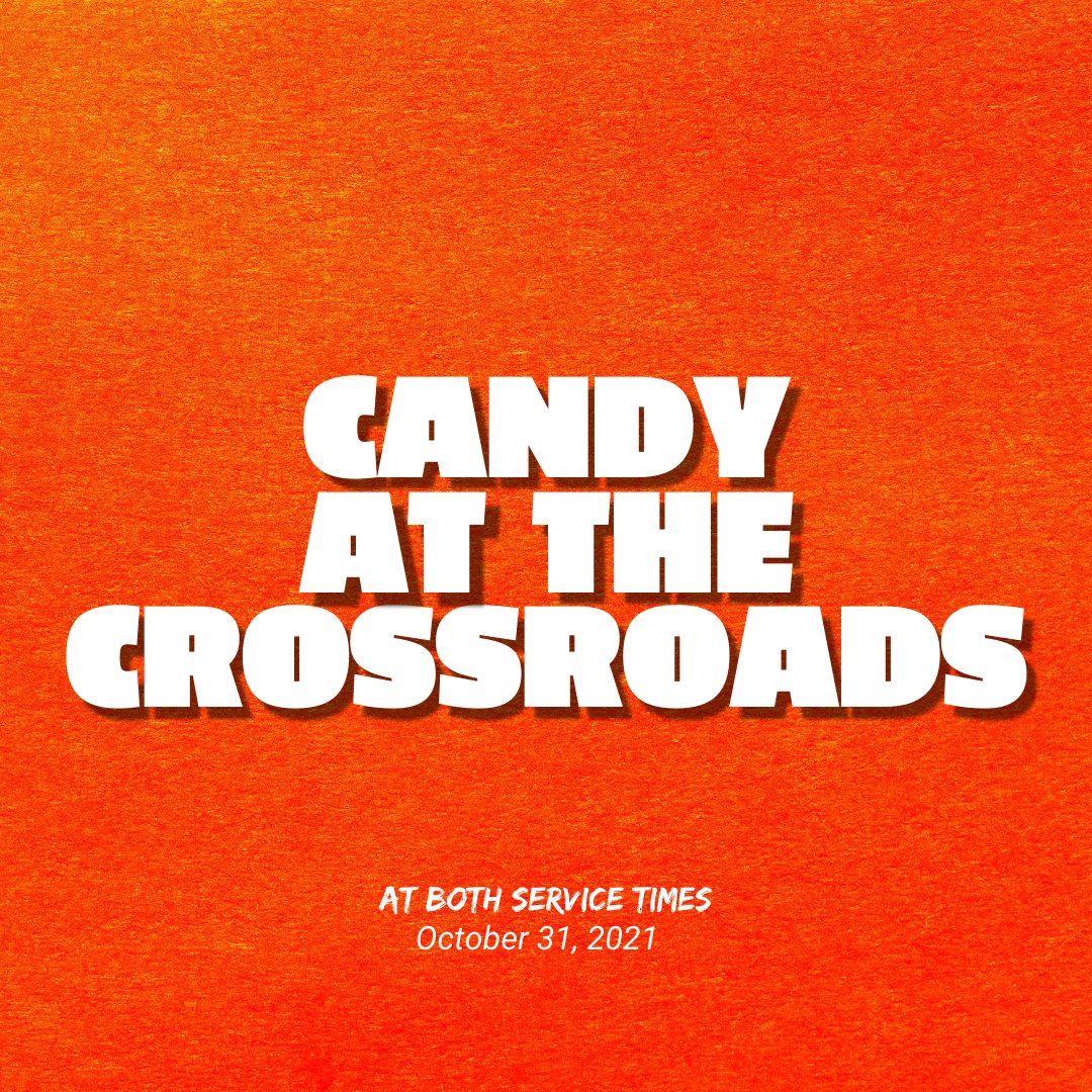 cotcconnect's tweet photo. Tomorrow morning, Candy At The Crossroads will be meeting our Sunday services. This will be life giving fun for your entire family! We can't wait to see you at 9:30am or 11:15am🍬 https://t.co/4RraWIB9lu