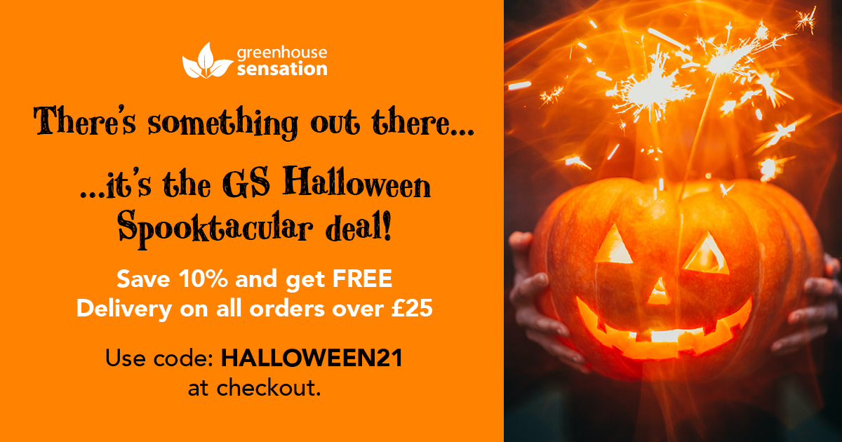 There's something out there…
...it's the GS Halloween Spooktacular deal. 

Save 10% and get FREE Delivery on all orders over £25

Use code HALLOWEEN21 at checkout.
bit.ly/2MLjoAn