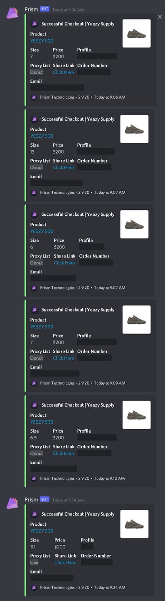 mILTO (@milto_0001) on Twitter photo B - <a href="/PrismAIO/">Prism</a>
P's - <a href="/DonutProxies/">DONUT_proxies</a> & <a href="/LiveProxies/">Live Proxies</a>
GM's - <a href="/InsigniaGmails/">Insignia Gmails</a> SUPER GOATED!!!
CG's - <a href="/Astrodiscord_/">Astro</a> <a href="/juiced/">Juiced NFTsπ₯€</a> <a href="/HumbleFNF/">HumbleFNF</a>
Slots for - <a href="/Astro_ACO/">Astro ACO</a> & <a href="/KicksandNickFNF/">KN FNF</a>
Had a couple unlogged. B - <a href="/PrismAIO/">Prism</a>
P's - <a href="/DonutProxies/">DONUT_proxies</a> & <a href="/LiveProxies/">Live Proxies</a>
GM's - <a href="/InsigniaGmails/">Insignia Gmails</a> SUPER GOATED!!!
CG's - <a href="/Astrodiscord_/">Astro</a> <a href="/juiced/">Juiced NFTsπ₯€</a> <a href="/HumbleFNF/">HumbleFNF</a>
Slots for - <a href="/Astro_ACO/">Astro ACO</a> & <a href="/KicksandNickFNF/">KN FNF</a>
Had a couple unlogged.