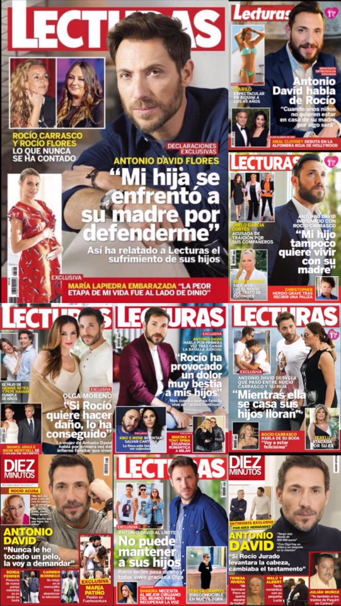 AD esto es lo que hacías con RC 25 años así no te suena? Es prensa   y se llama acoso y maltrato  mediático sin medida hacia la madre de tús hijos.
Lo próximo será que se haga justicia con RC y se hará!
#APOYOROCIO30O