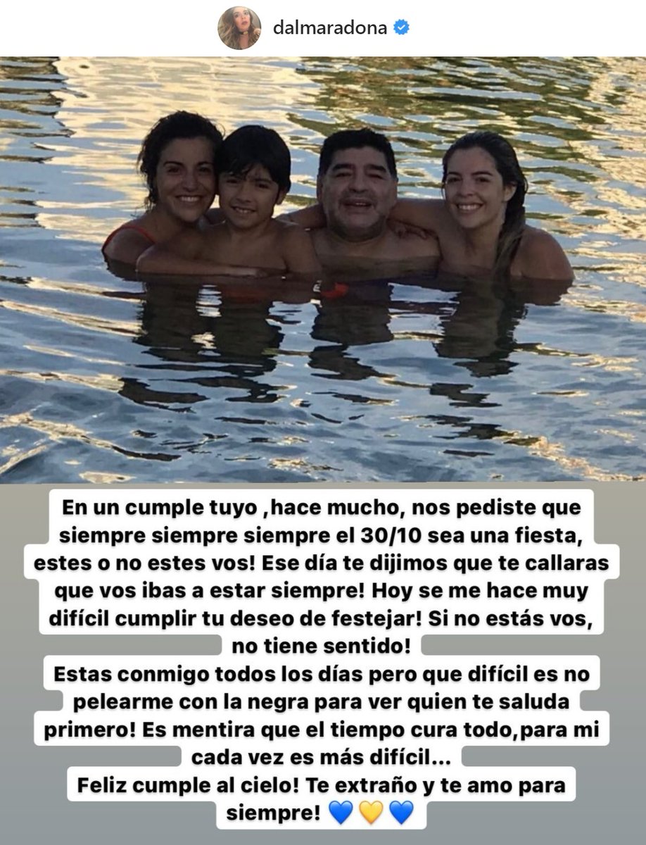 "Dalma":
Por la historia que publicó en Instagram