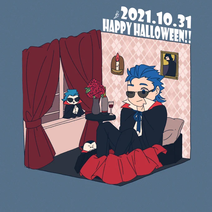 Happy Halloween!
御三方の仮装モチーフが皆眠りから覚めたキャラなのとても好きです🎃
 #2bropics 