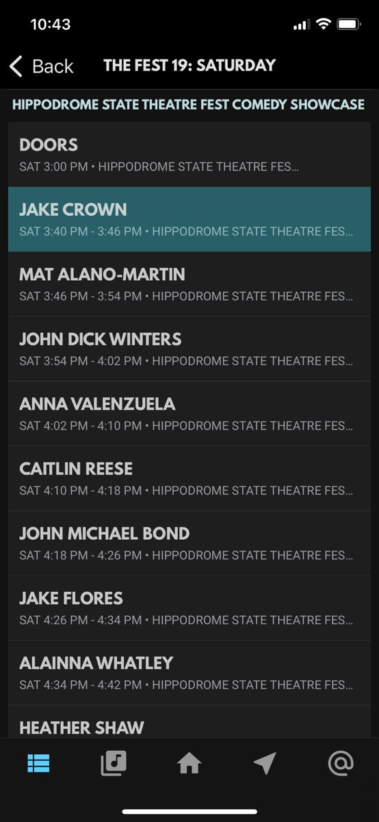 Come hang at my Comedy set today! There are a TON of hilarious folks!