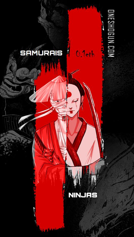 🚨***WEBSITE IS LIVE***🚨 

5,000 Ninjas⚔️vs 5,000 Samurais⚔️ 

There can only be #oneshogun 😱

Upload your playable #NFT and begin training for battle TODAY🚀  oneshogun.com

The next #playtoearn classic is almost here 👀 
#cryptogames 
#NFTCommunity 
#meta