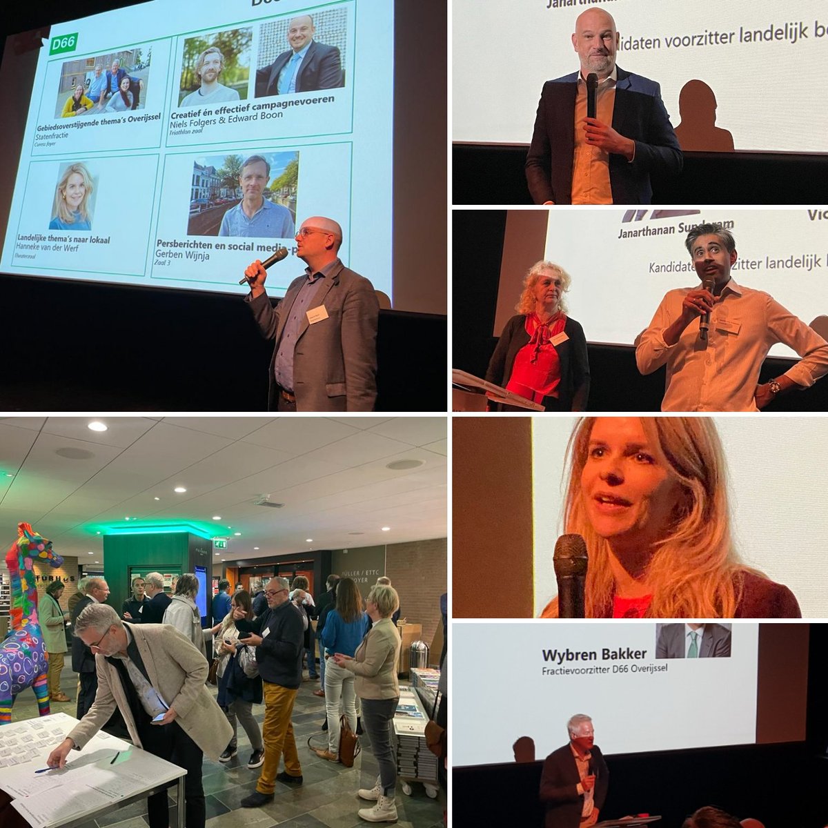 Goede gesprekken en workshops bij het Regio Congres Overijssel vanochtend in Holten. Met presentaties van Wybren Bakker, Hanneke van der Werf, Victor Everhardt en Janarthanan Sundaram. Dank voor de organisatie en de betrokken leden.
#D66Overijssel  #D66regiobestuur #dialoog