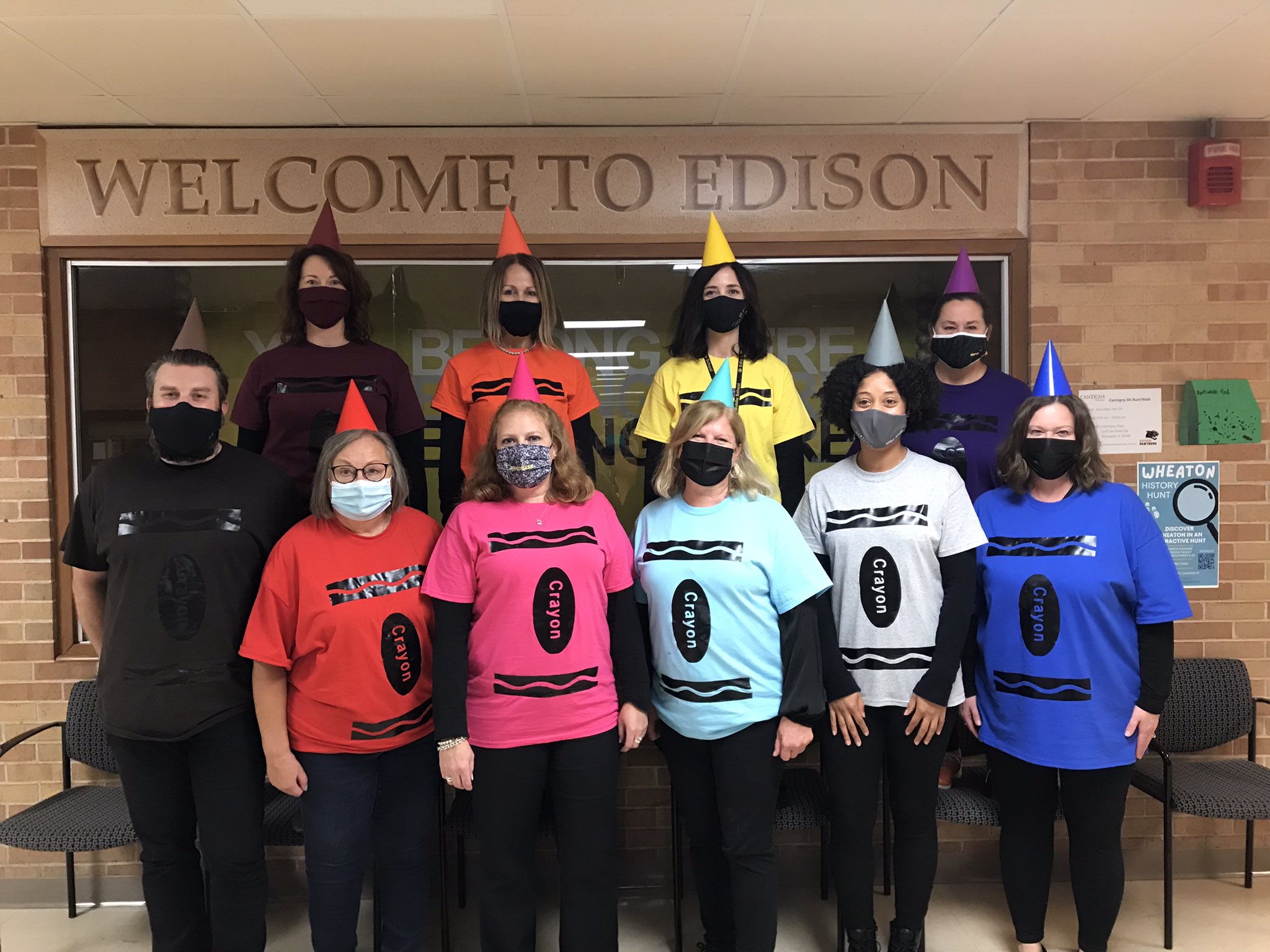 Edison Middle School on Twitter "Our Panthers got into the Halloween