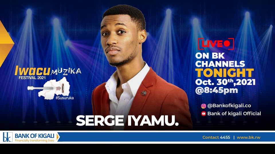 BankofKigali's tweet photo. Serge Iyamu will be live in tonight’s #IwacuMuzika show at 8:45 PM on our YouTube and Instagram channels! Do not miss this!
On #BKTime, our own Tharcissie Byukusenge, Card Center Manager will be talking about going cashless with BK Cards. https://t.co/HAH6EwPE1A