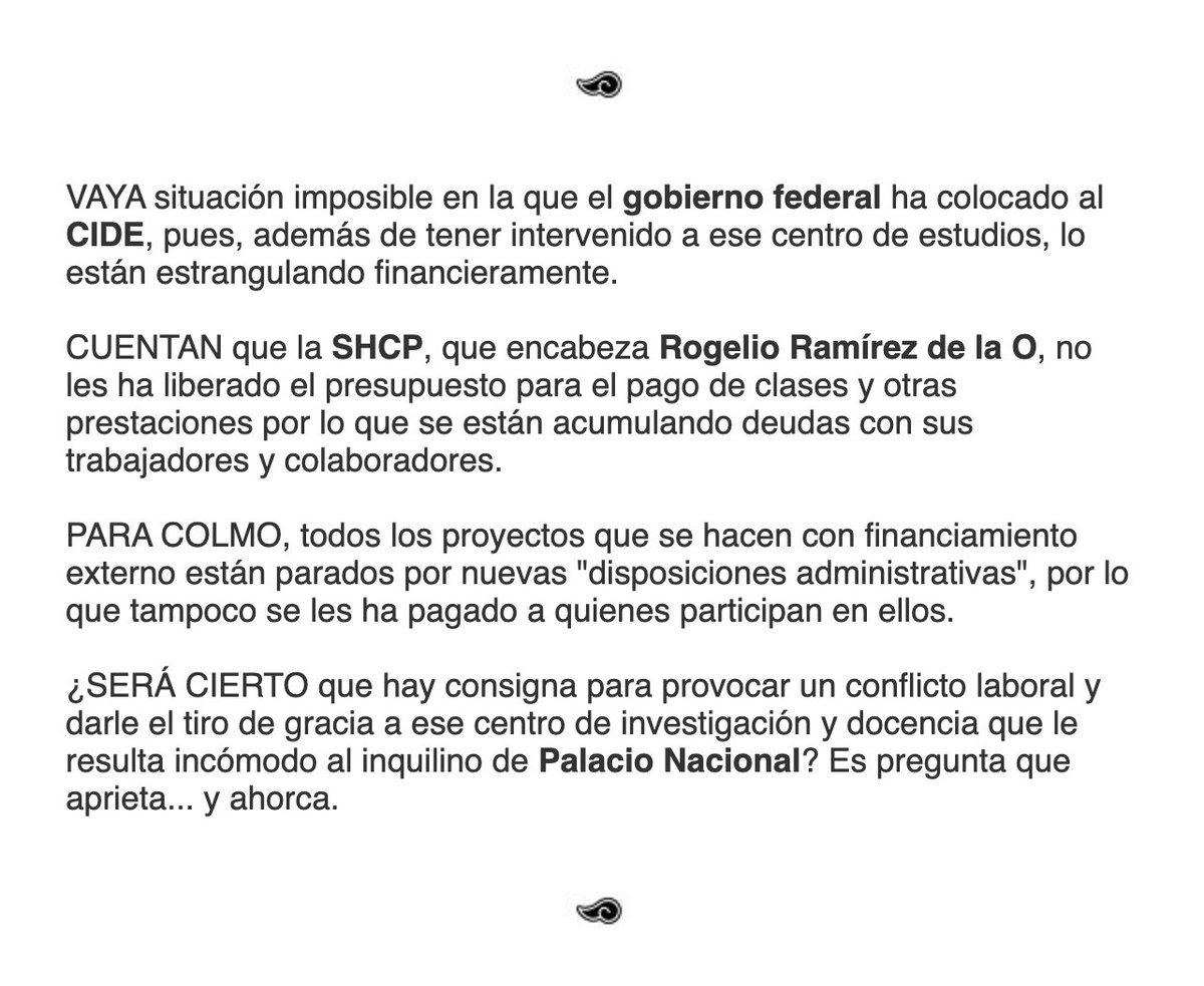 carlosbravoreg's tweet photo. Ayer (@ArturoHerrera_G) : los recursos fluirán de manera rápida y planificada hacia las instituciones académicas (https://t.co/lIBYFT5nkn)

Hoy (@Reforma): https://t.co/Y9hyKflrYn